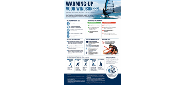 is een warming up voor windsurfen eigenlijk nodig